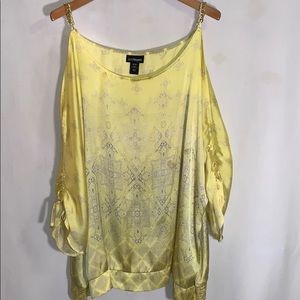 Gorgeous Lane Bryant Cold-Shoulder Blouse